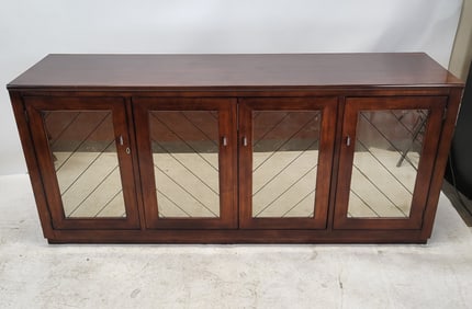 Vintage Four-Doored Entertainment Cabinet