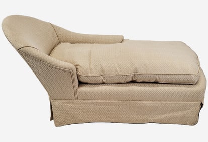 Vintage Upholstered Chaise-Longue