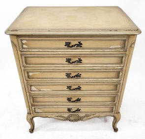 Vintage Venetian Painted 5-Drawer Chest