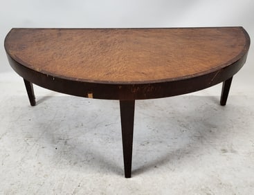 Vintage Demilune Low Console Table