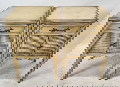 Vintage Italian Venetian-Style End Tables (2)