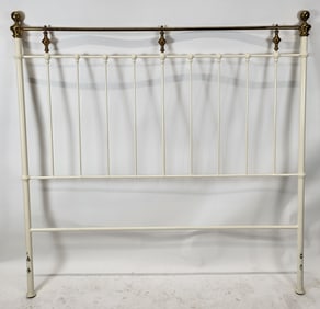 Mid-Century Modern Metal Headboard