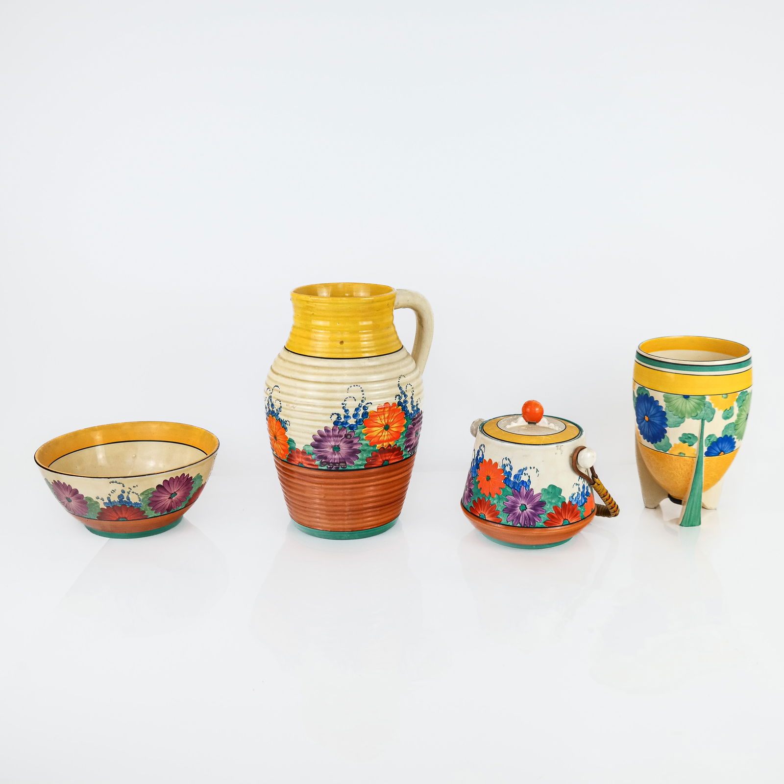 Clarice Cliff Art Deco Pottery Tableware (4) (1 of 13)