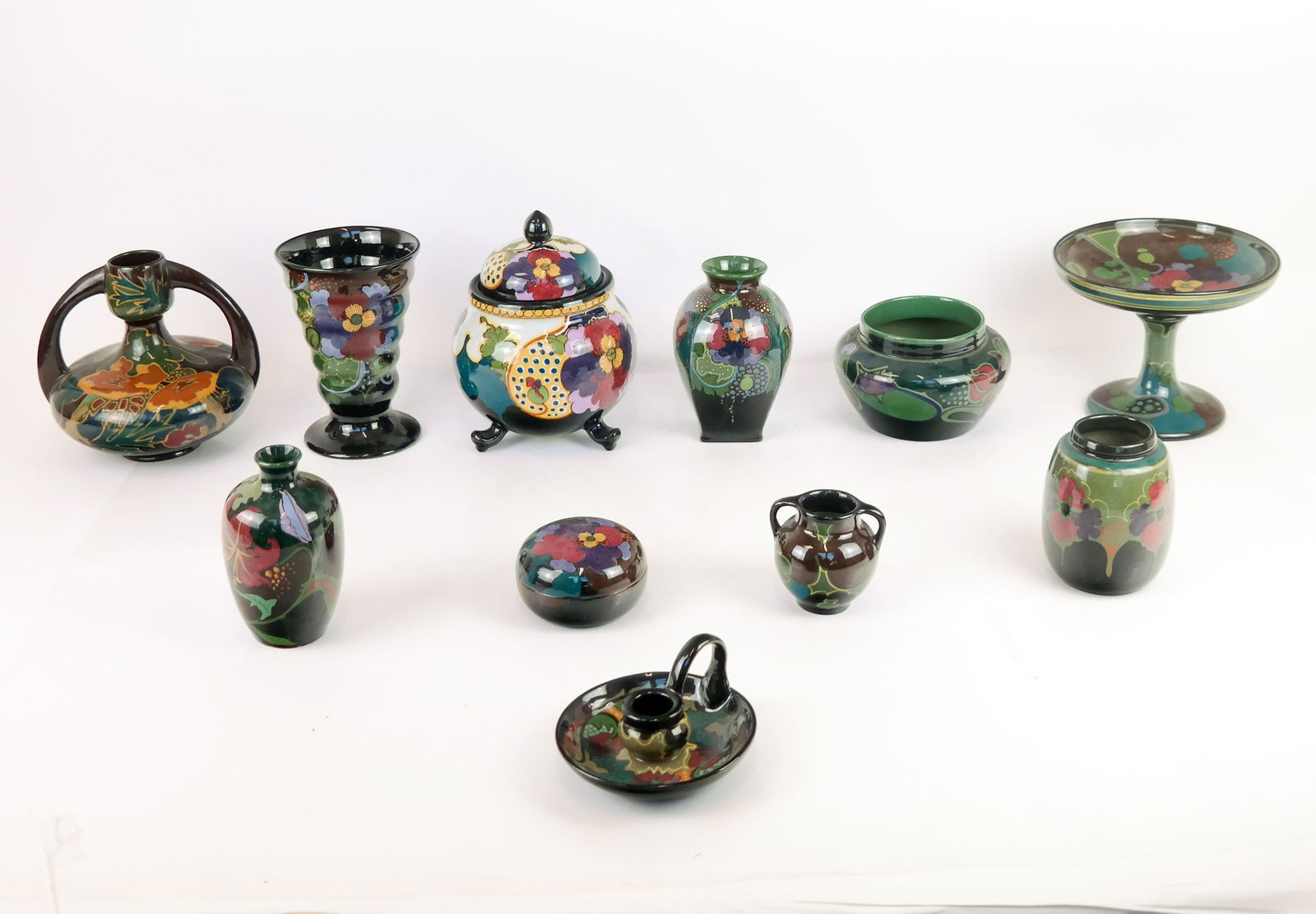 Vintage Gouda Holland Pottery (11 Pcs.) (1 of 17)