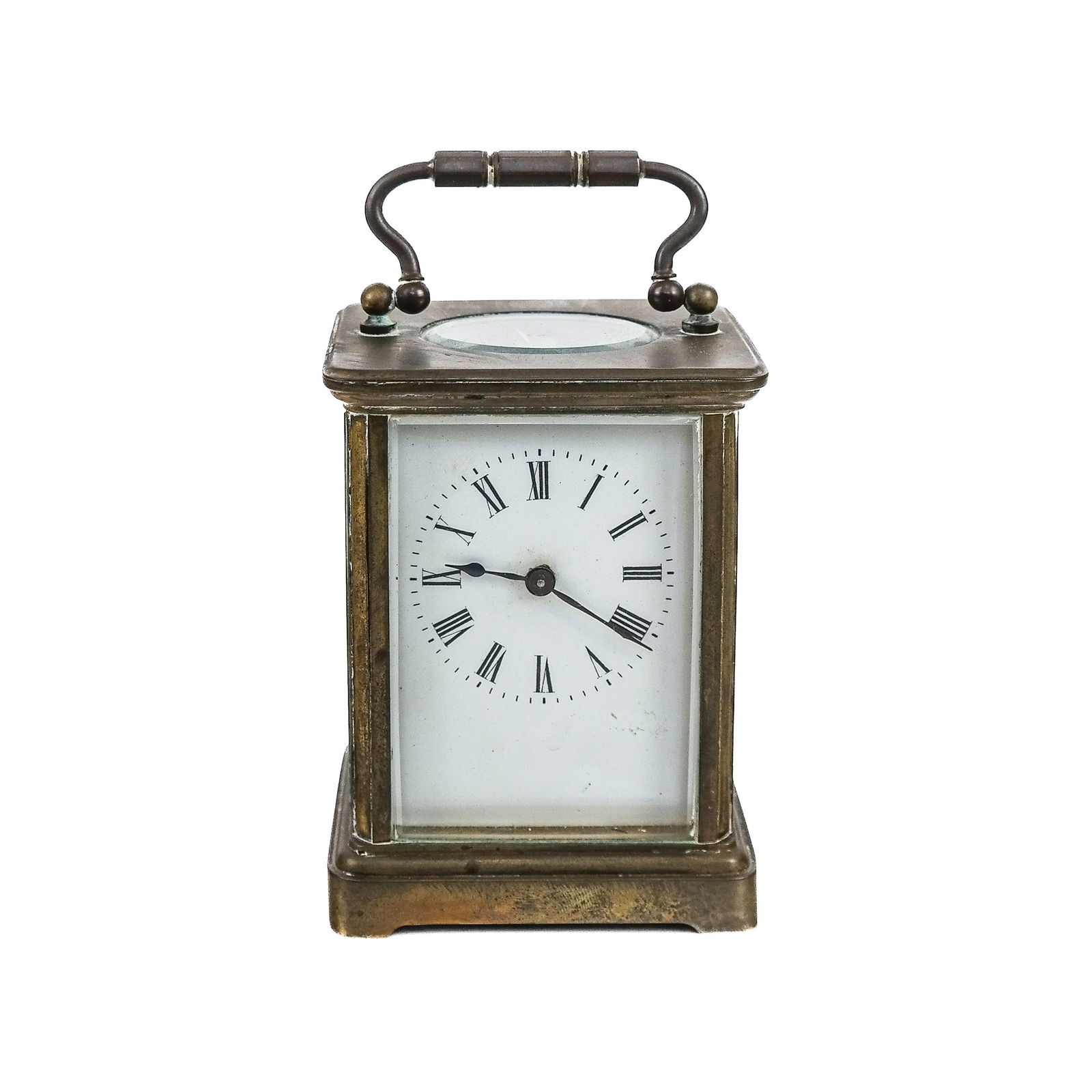 Victorian Gilt Metal Carriage Clock (1 of 10)