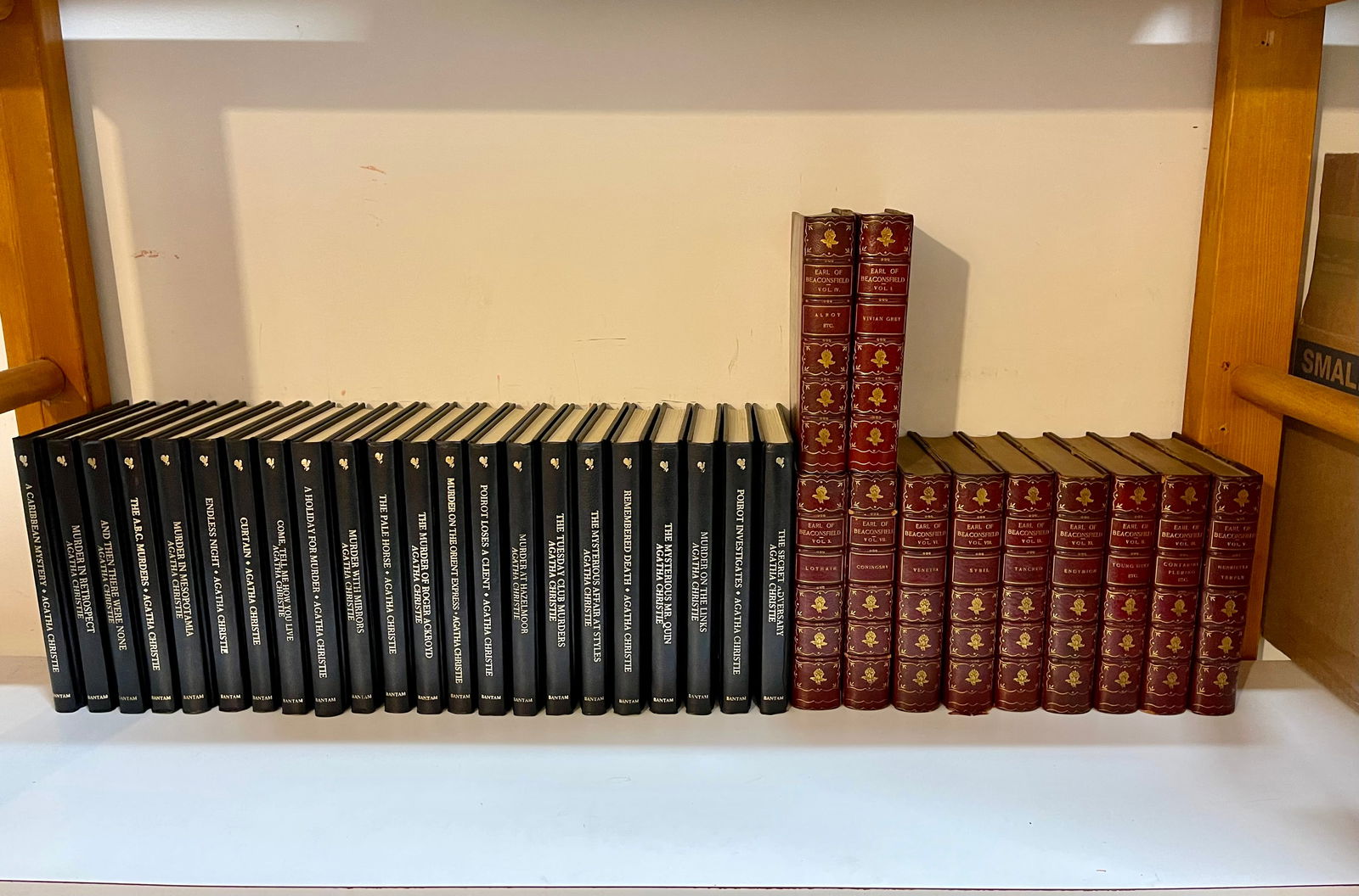 Earl of Beaconsfield & Agatha Christie Books (1 of 8)
