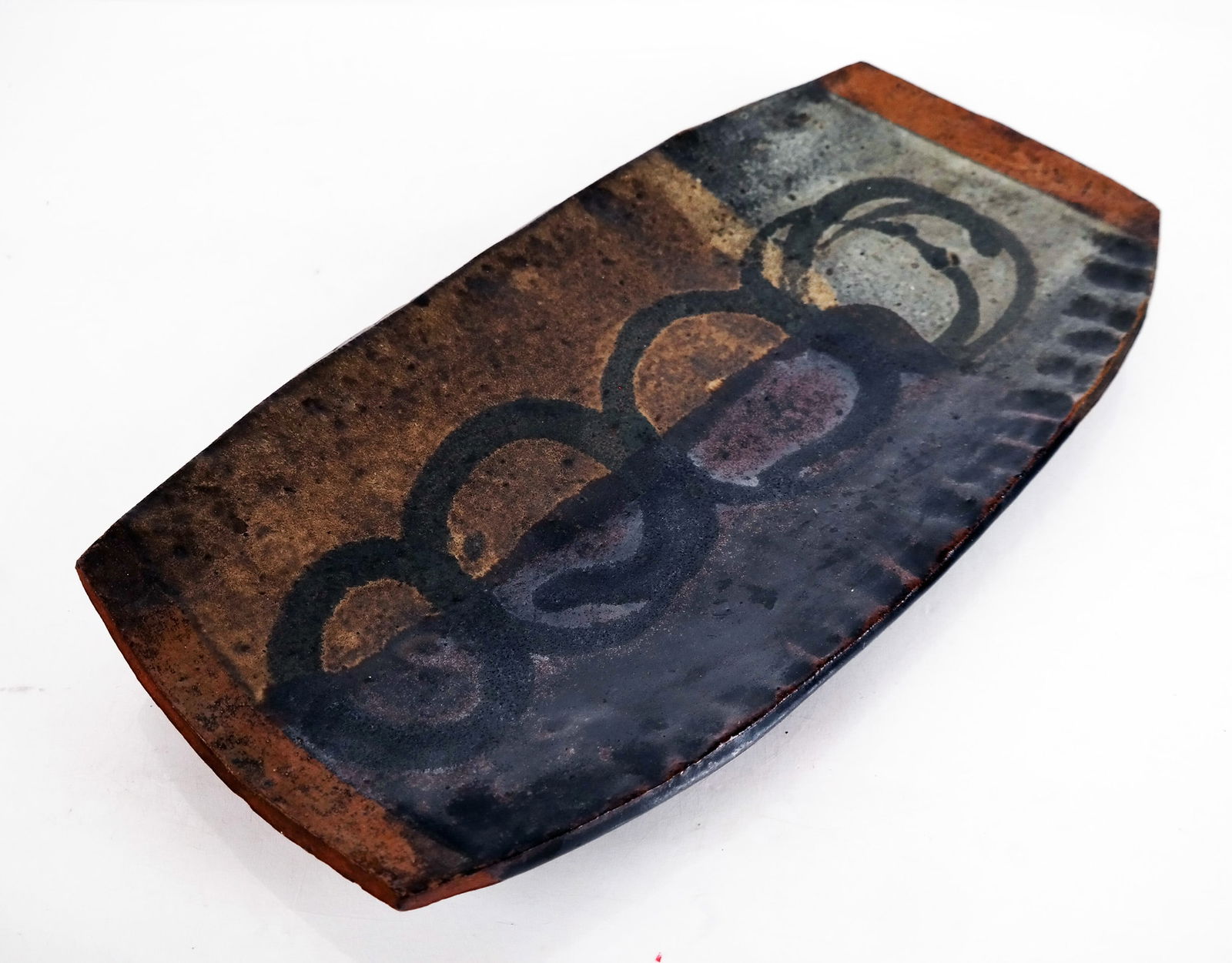Modern Glazed Pottery Platter (1 of 7)