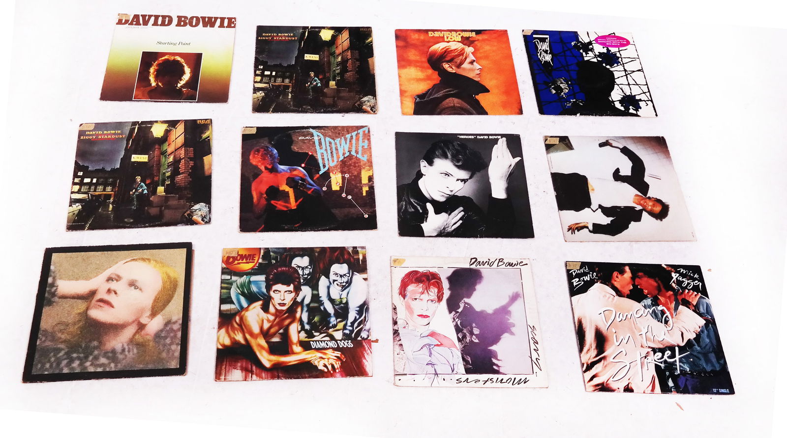 Group of Vintage David Bowie Vinyl Records (11) (1 of 11)