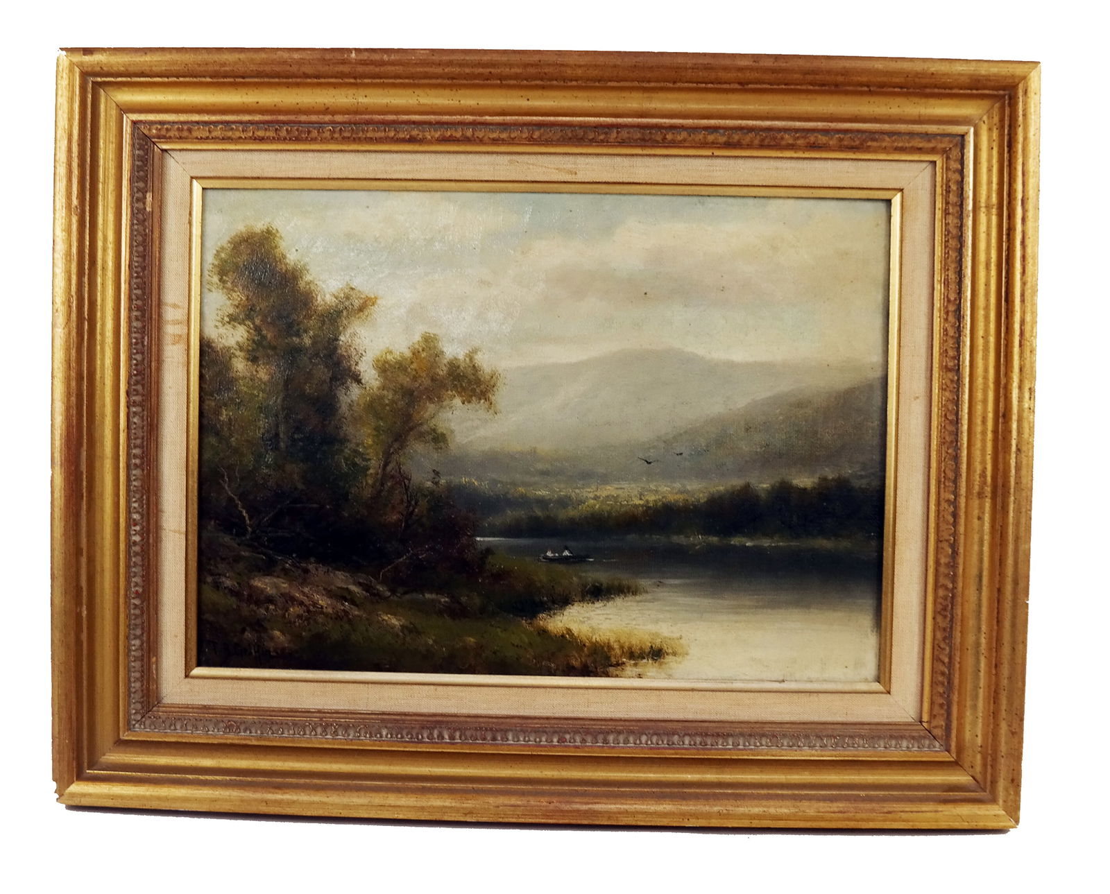 Thomas GRIFFIN: River Landscape - Oil Painting (1 of 10)