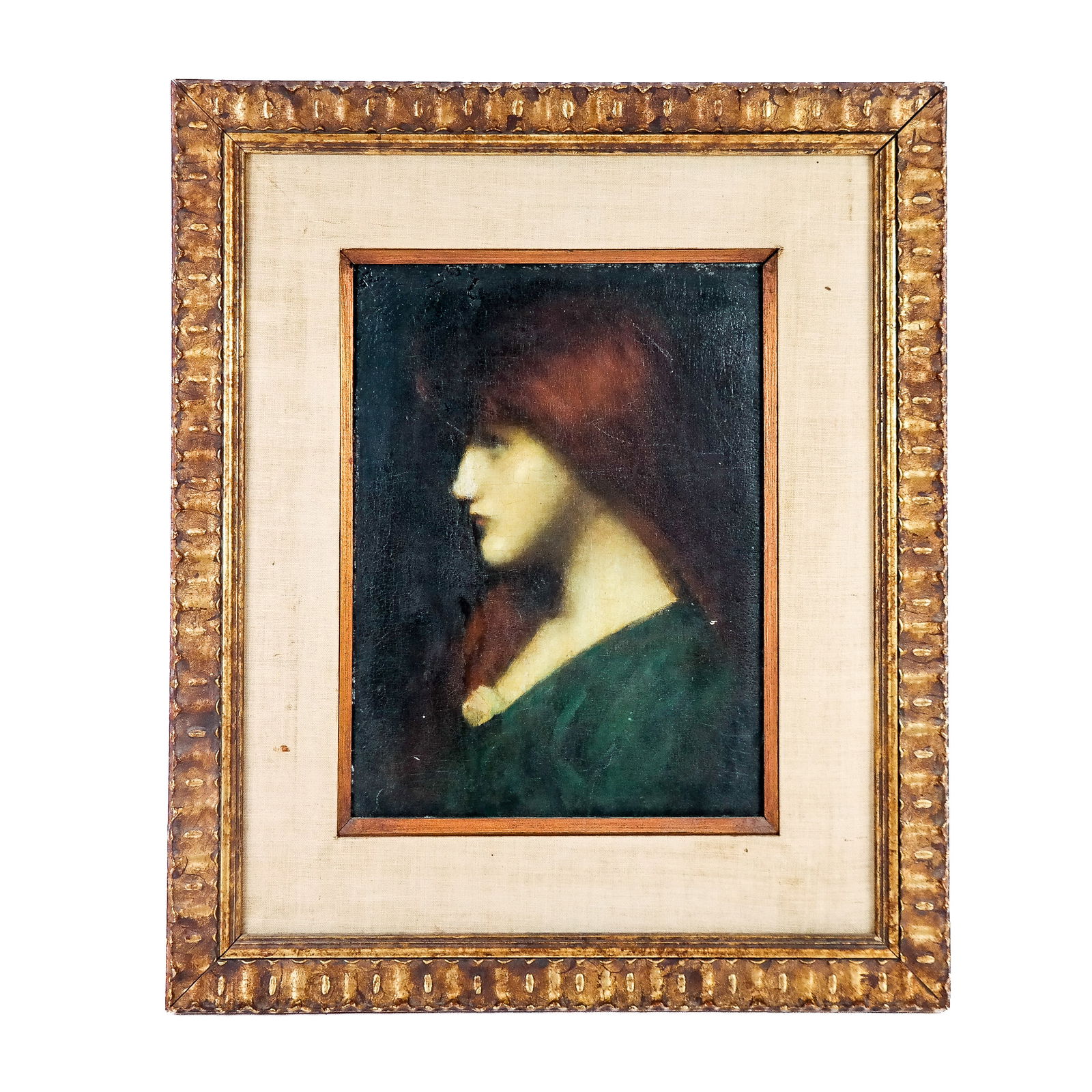 Attrib. to J-J HENNER: Portrait - Oil Painting (1 of 8)