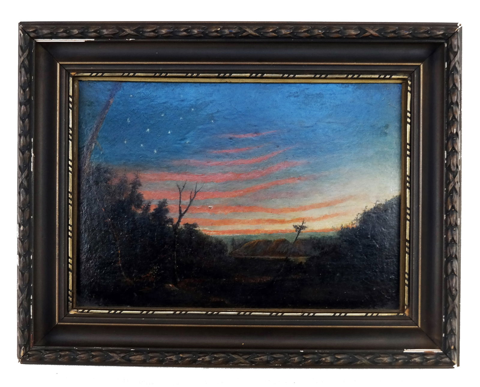 Charles TOPPAN: Flag Sunset - Oil Painting (1 of 8)