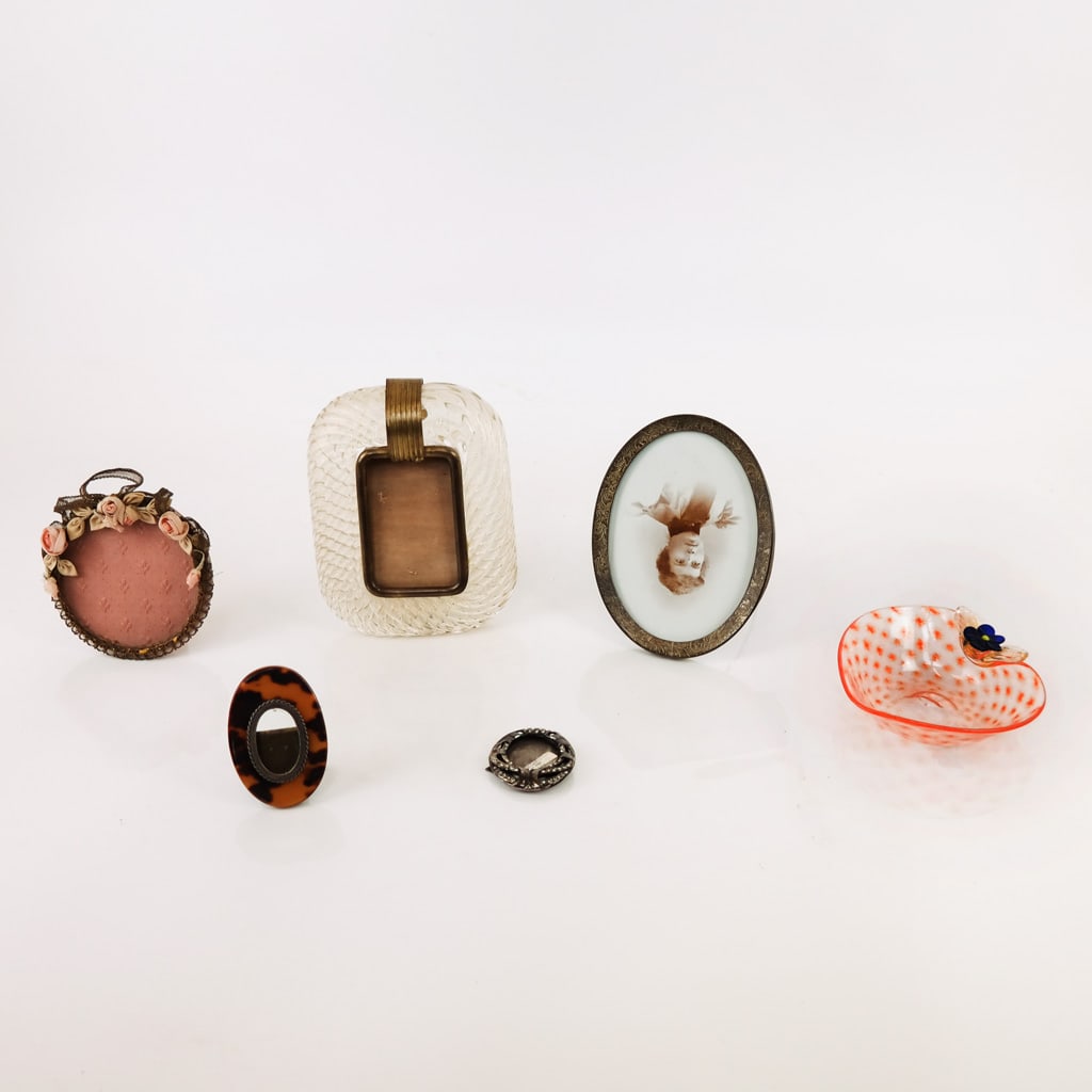 Group of Misc. Photo Frames & Murano Dish (1 of 9)