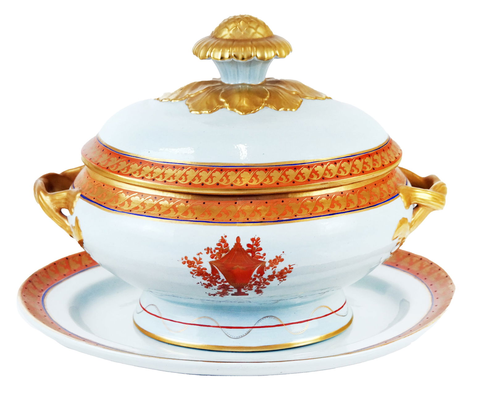 Mottahedeh Ceramic Soup Tureen & Platter (1 of 14)