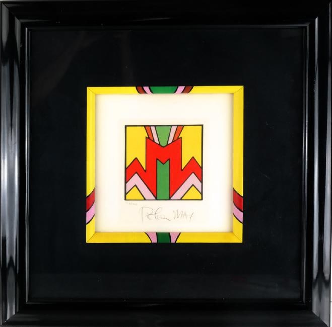 Peter Max Signed Geometric Litho (1 of 4)