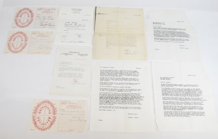 JFK Jr. Examination Charts and Correspondences