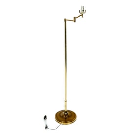 Mid-Century Modern Brass Floor Lamp