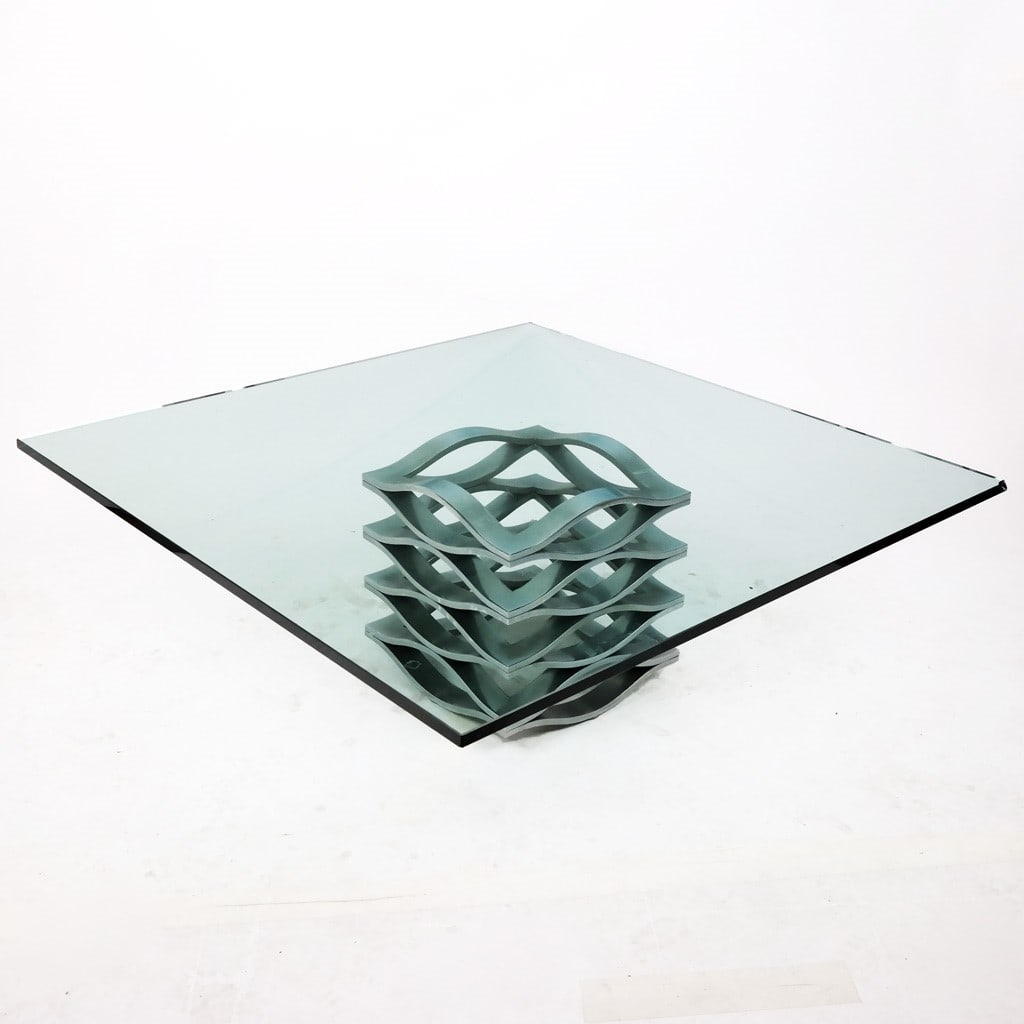 Mid-Century Modern Glass Cocktail Table (1 of 10)