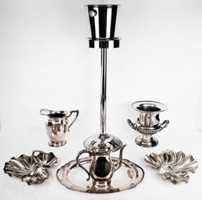 Group of Silver Plate Items (7)