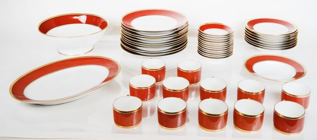 Richard Ginori "Contessa" Rust Red Dinnerware