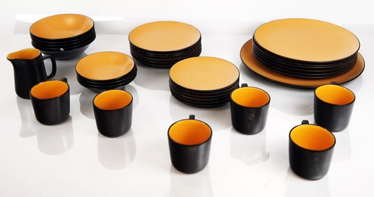 Mikasa "Orange Sherbert " Partial Dinnerware" (29)