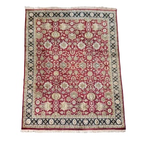 Contemporary Persian Style Wood Carpet