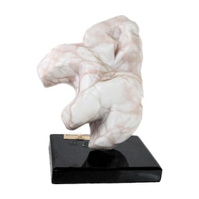 Pearl JACOBS: "OM" - Alabaster Sculpture