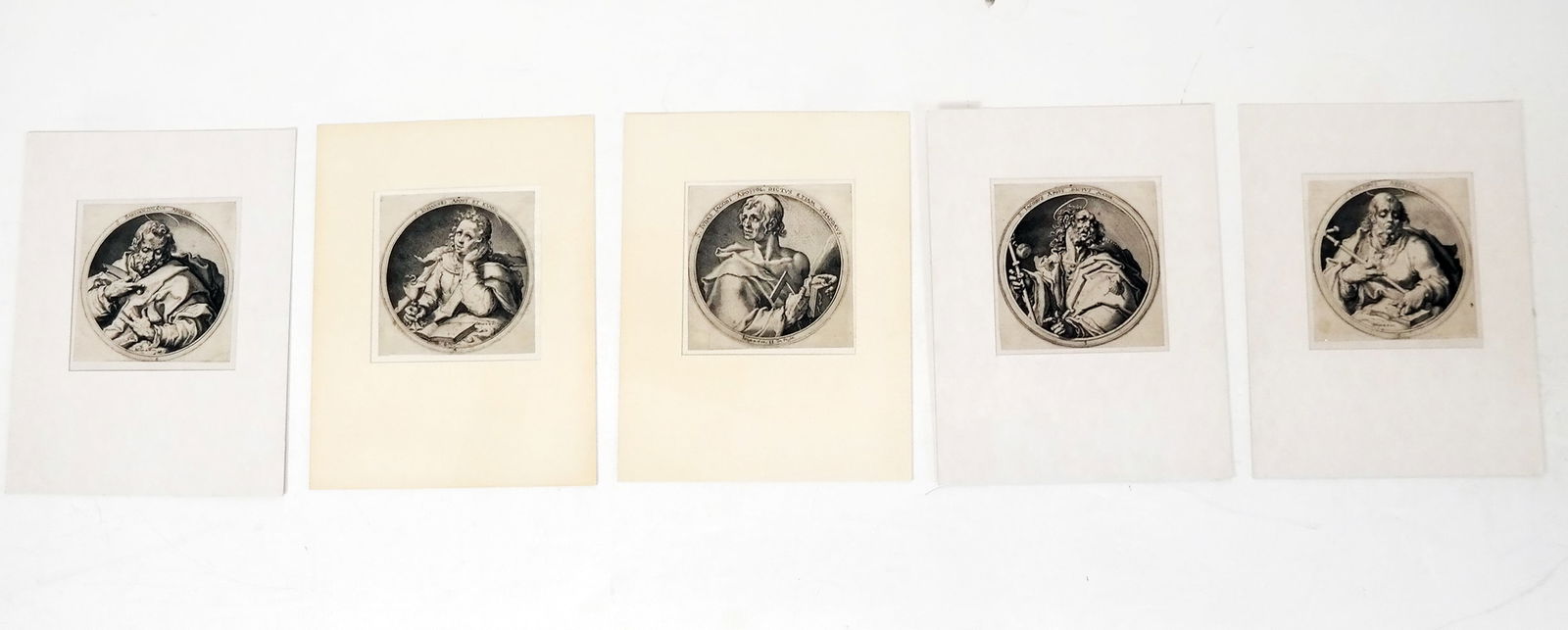After Jacob de GHEYN: Five Saint Engravings (1 of 20)