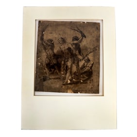 17th C. "Flagellation of Christ" - Painting