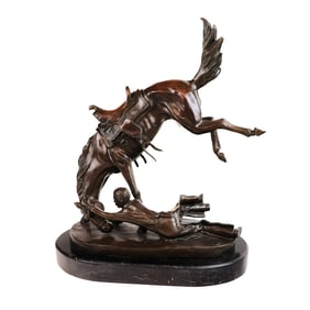 After REMINGTON "Wicked Pony" Sculpture Bronze