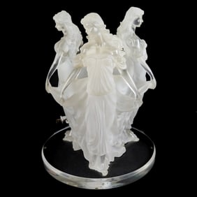 Crystalline Lighting Fixture, "Three Graces"