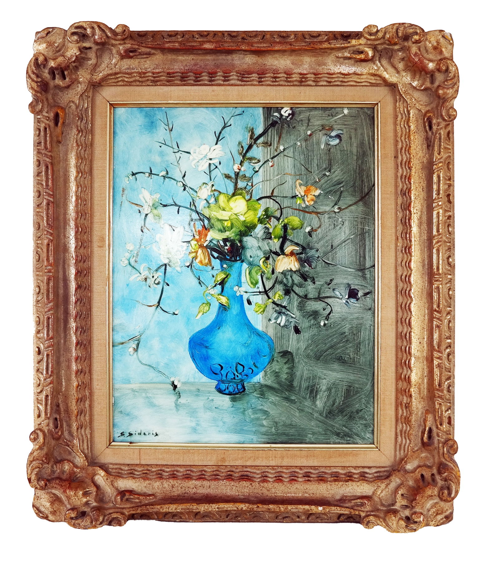 Stefanos SIDERAS: Floral Still Life - Oil Painting (1 of 9)