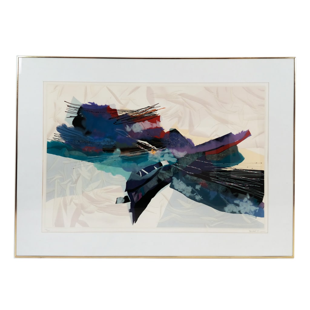 Smadar LIVNE: Abstract - Embellished Serigraph (1 of 12)