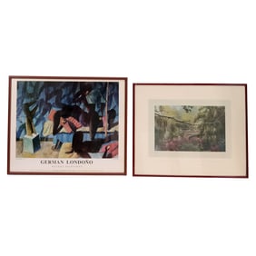 Two Framed Exhibition Posters