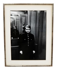 After Henry WOLF: Elevator Boy Vintage Photograph