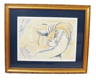 After PICASSO: "Femme Couchee" - Lithograph