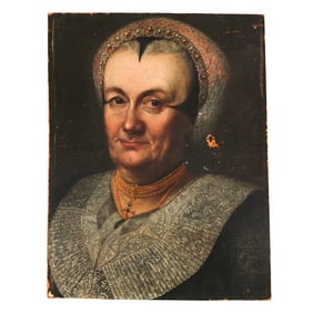 After G. EICHLER the Elder: Portrait Oil Painting