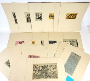 Jose G. POSADA: "36 Grabados" - Engravings