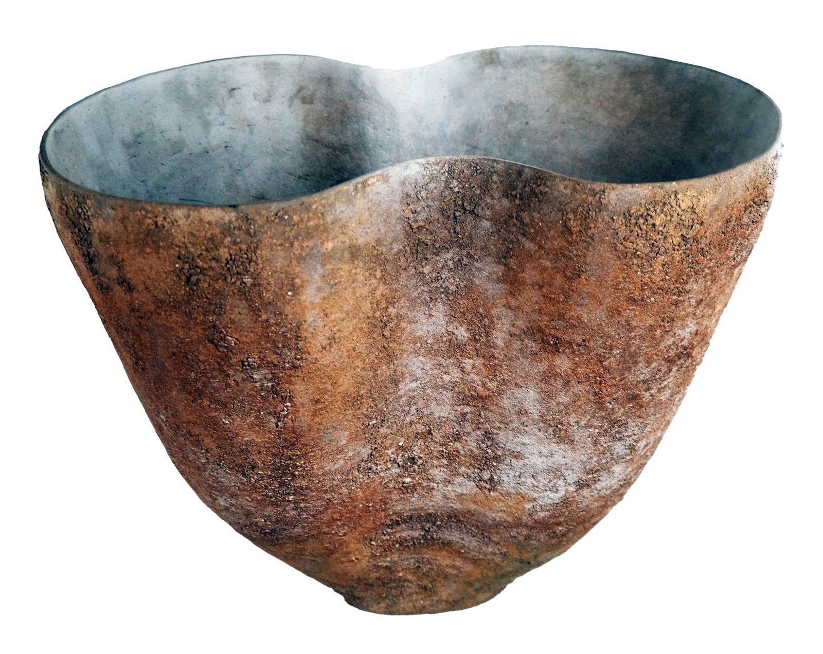 Late 20th C. Ceramic Pinched Vessel (1 of 11)