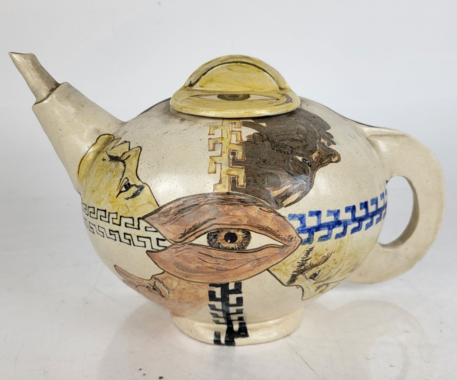 Marilyn ANDREWS: Decorated Teapot with Lid (1 of 13)