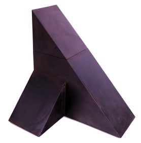 Abstract Bronze Puzzle Box