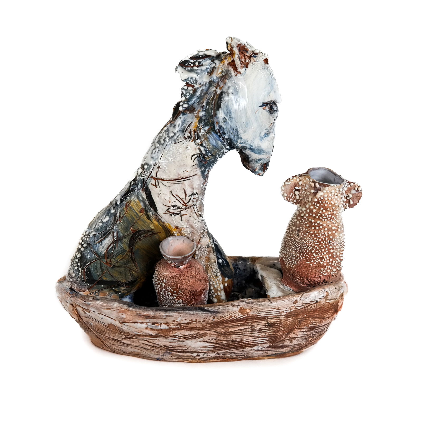 Gina BOBROWSKI: "Pony" - Ceramic Vase (1 of 9)