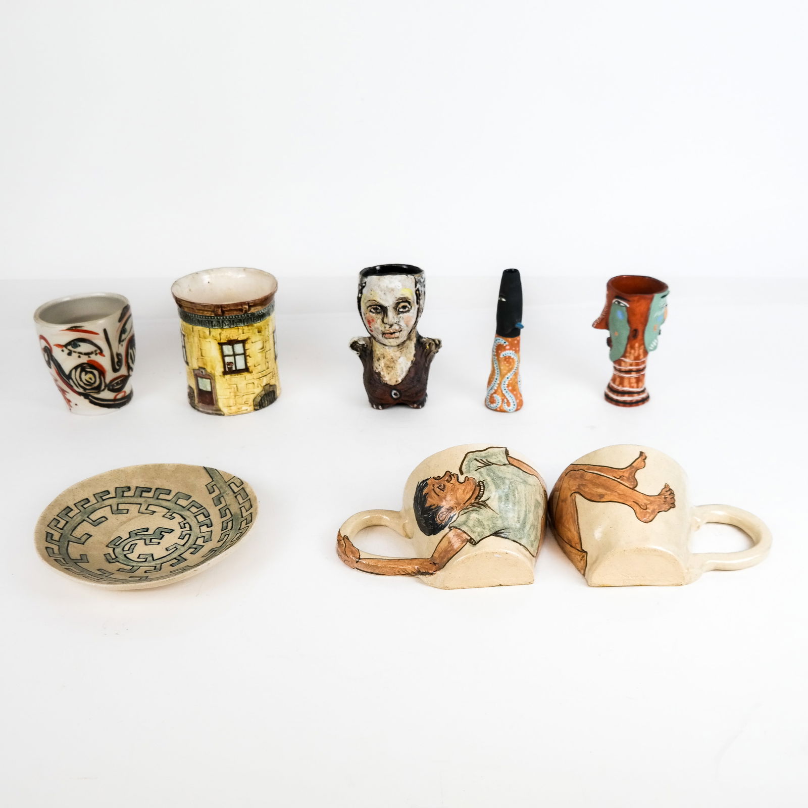 Group of Eight Assorted Ceramic Vessels (1 of 12)