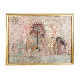 GUSTAVO FOPPIANI: Impressionist Style Oil on Wood