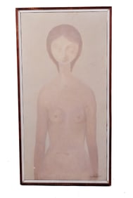 Contemporary Portrait of Nude Female