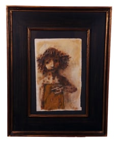 David ARONSON: Biblical Portrait - Mixed Media