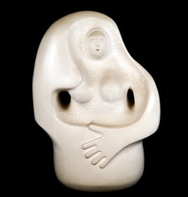 Luke SIMON: Abstract Ceramic Figural Sculpture