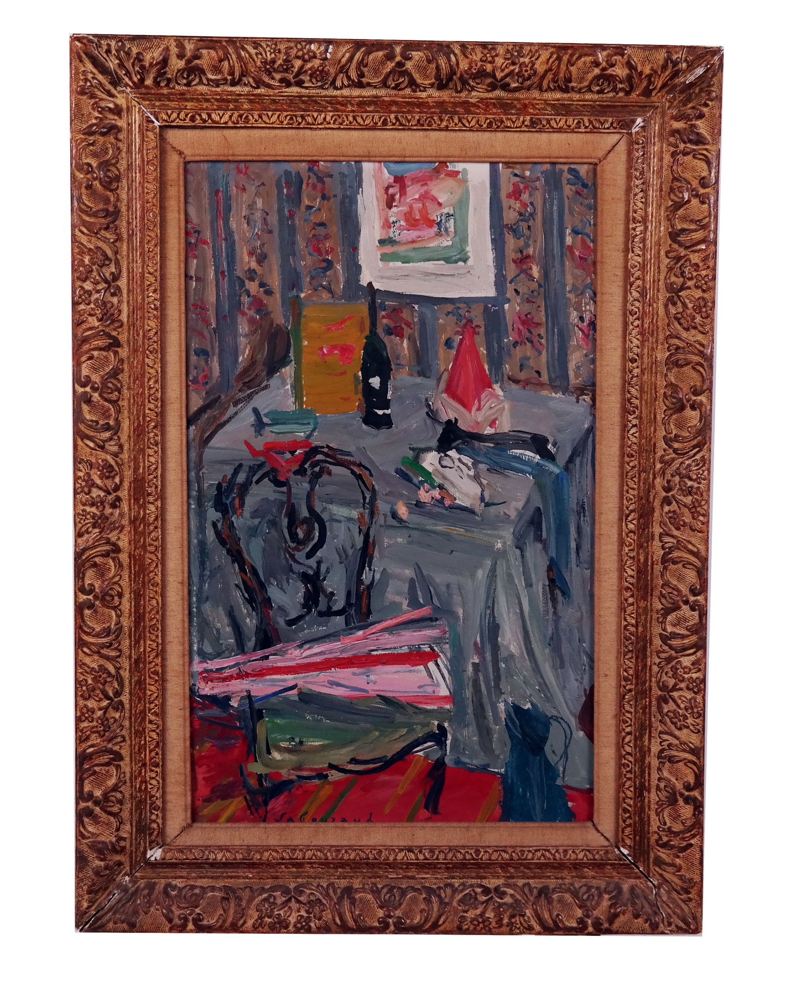 Emile SABOURAUD: Table Still Life - Oil on Canvas (1 of 11)