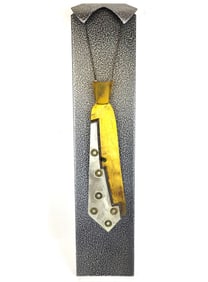 Jeff DE BOER: Two-Tone Necktie Sculpture