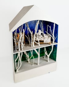 Judith HUF: Carved Wood Figural Diorama