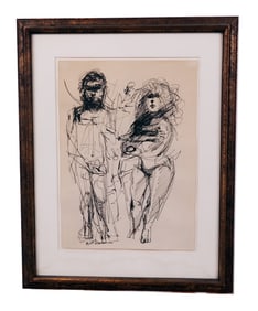 Ruth GIKOW: Adam & Eve - Drawing